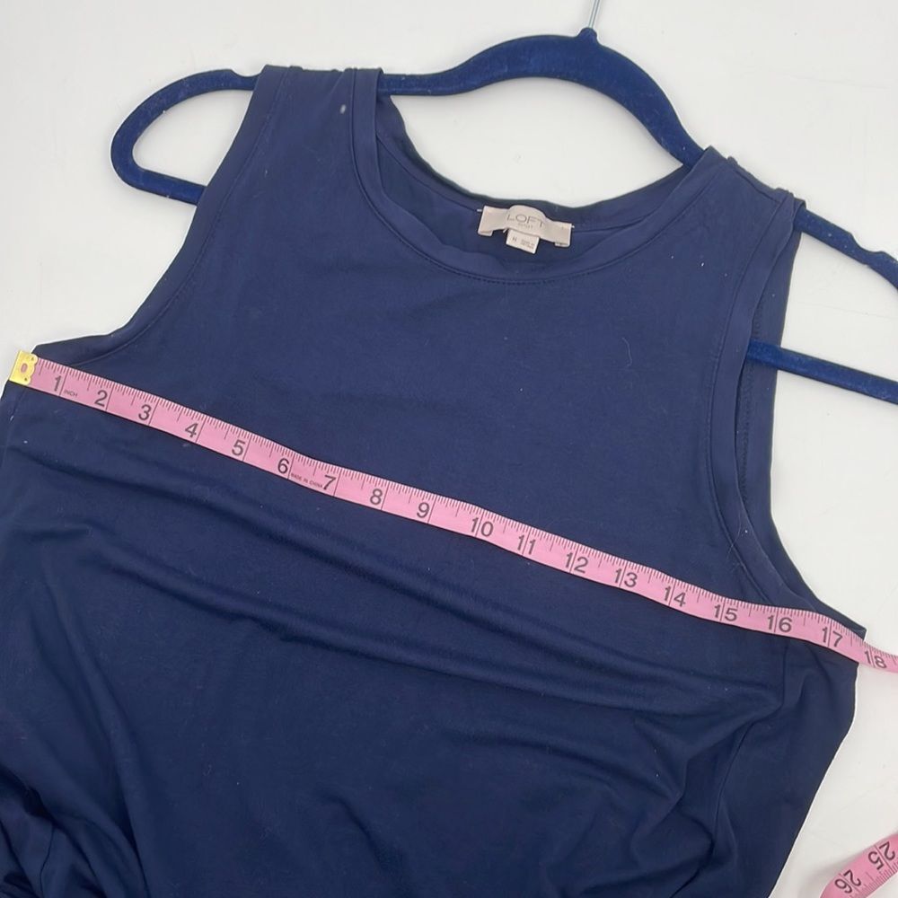 LOFT Sleeveless Shift Dress Medium - Picture 6 of 8